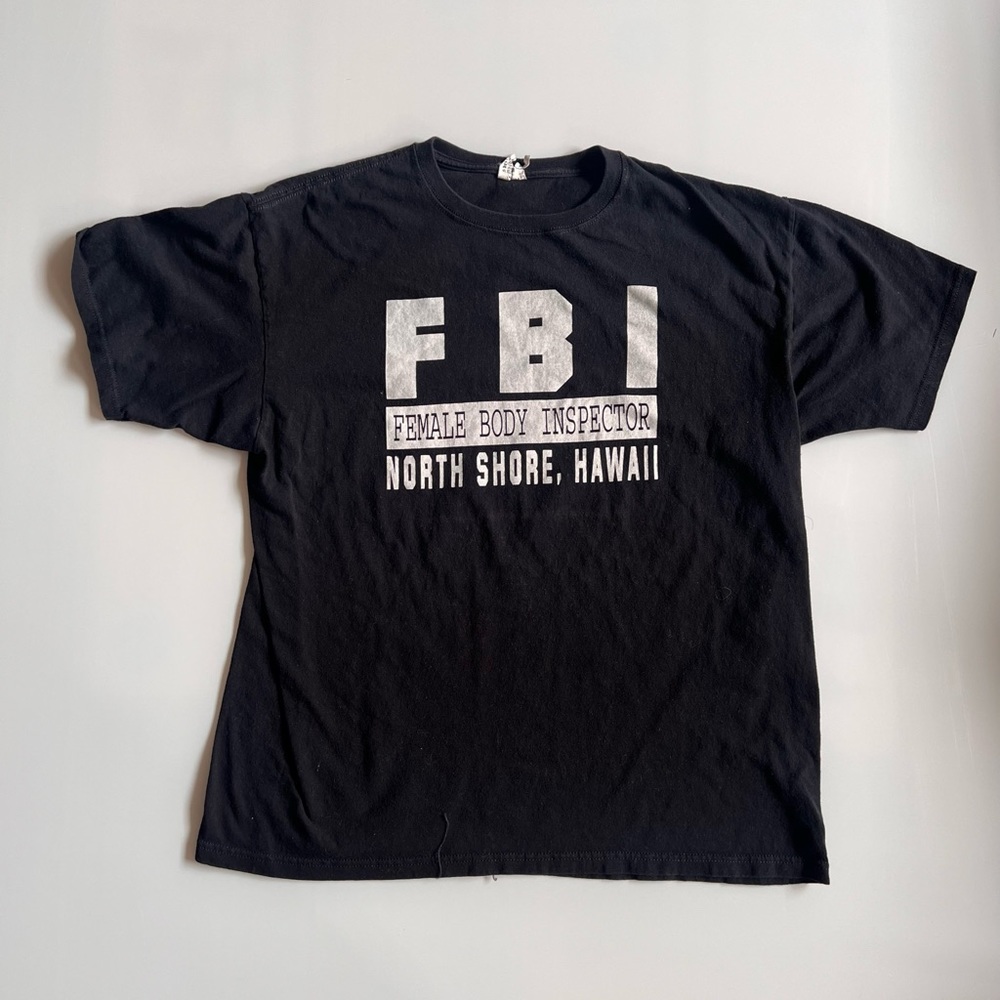 Female body inspector Hawaiian tee shirt